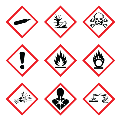 Hazard Symbols for CLP Labelling