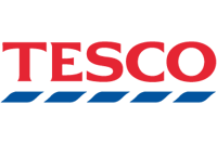 Tesco Logo - Colour red and blue