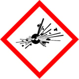 Explosive hazard pictogram