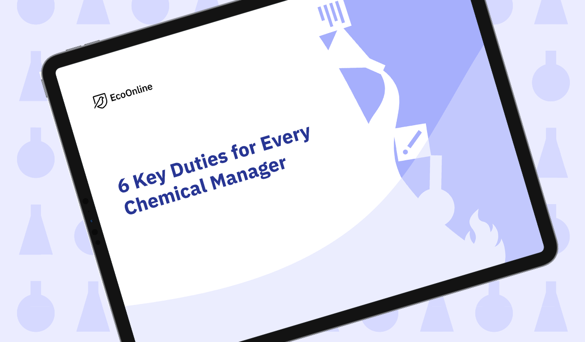 Guide: 6 duties for every chemical manager