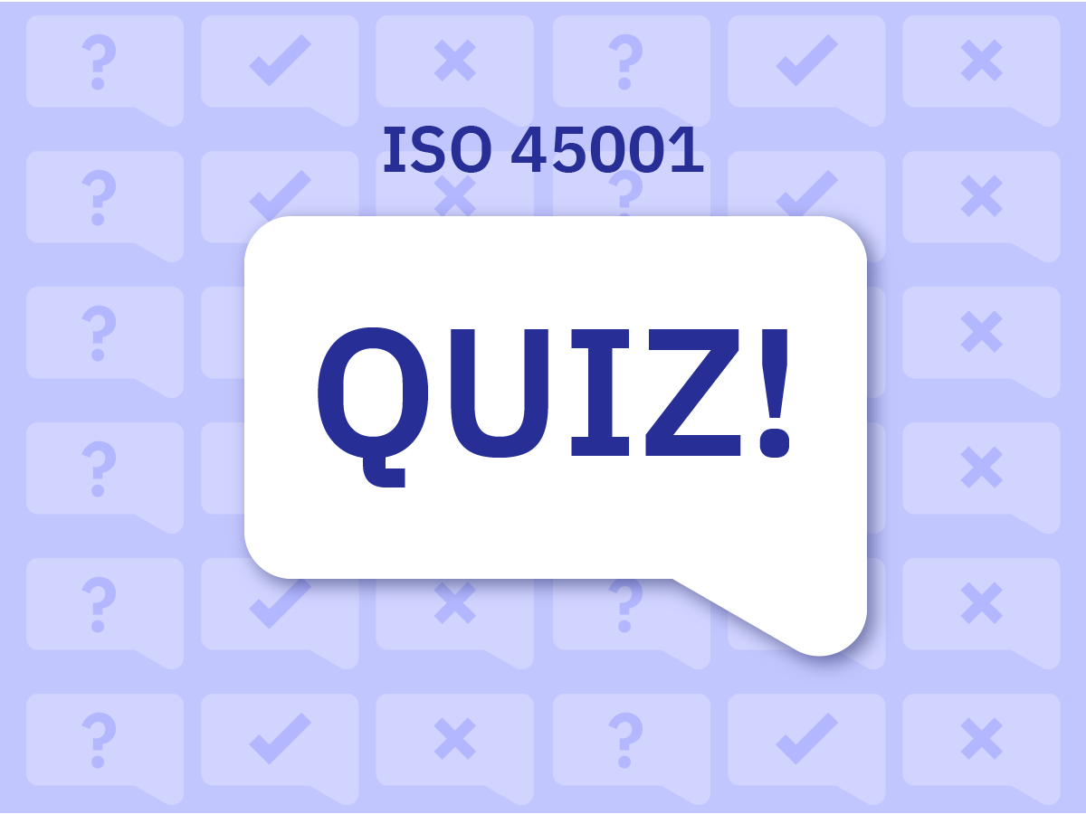 ISO 45001 quiz graphic