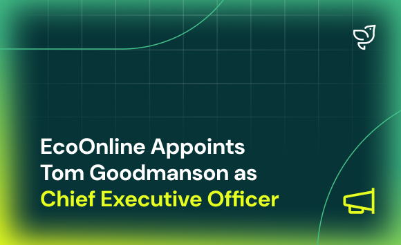 Company News Ecoonline Appoints Tom Goodmanson As Chief Executive Officer