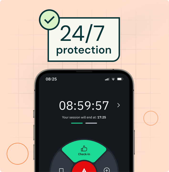 Lone Worker App Network Animation 6 New UI 2026