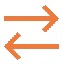arrows orange