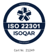 ISO 22301 badge