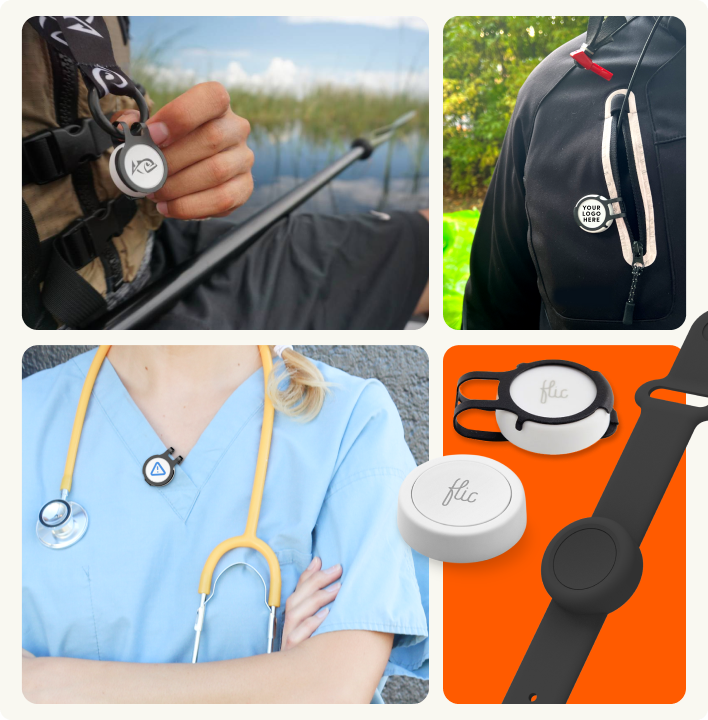 images of wearable panic button