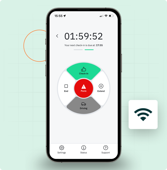 Uki Lone Worker Panic Outsourced Monitoring Tier 2 Phone Ui 2026