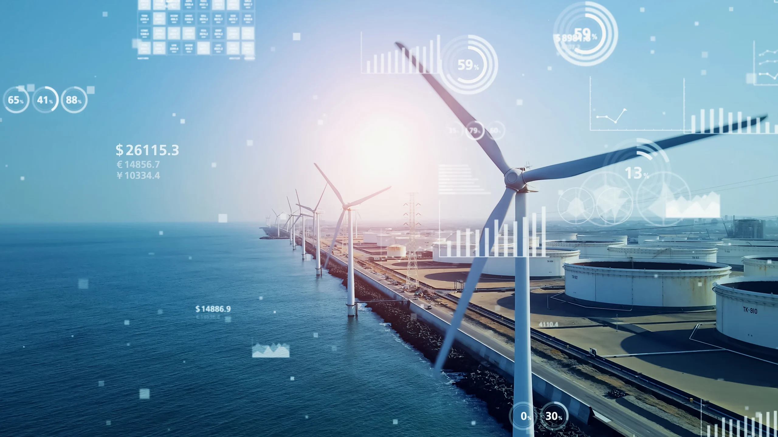 Windfarm With Graph Graphics