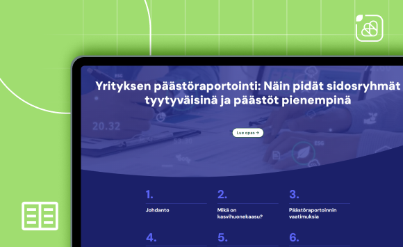 E Guide Yrityksen Paastoraportointi