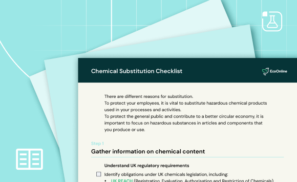 Pdf Chemical Safety Chemical Substitution Checklist