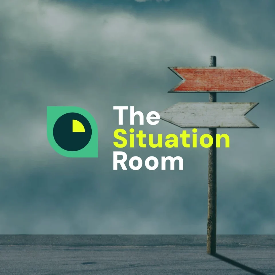 Signpost at a crossroad