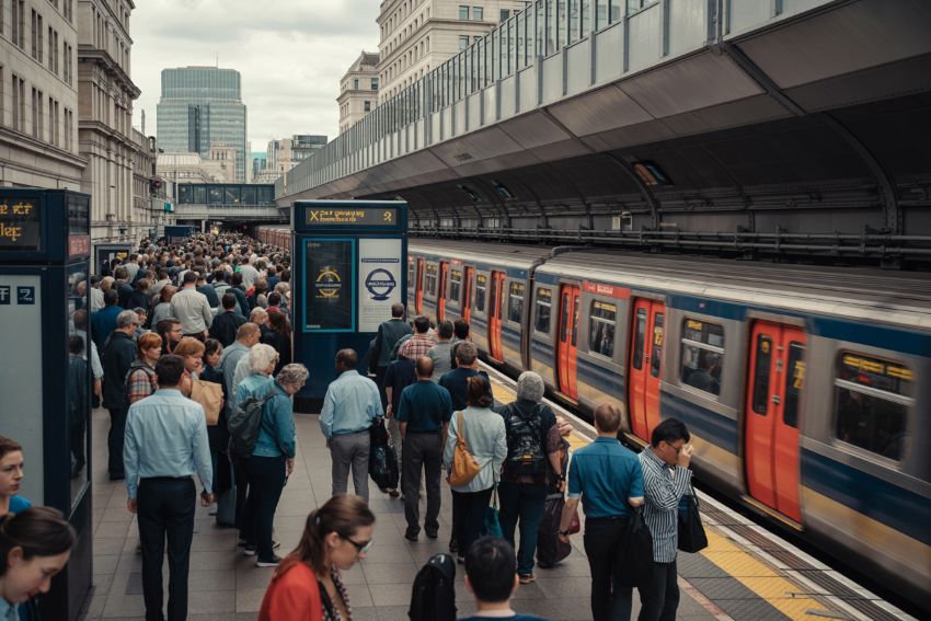 Rail disruption in London