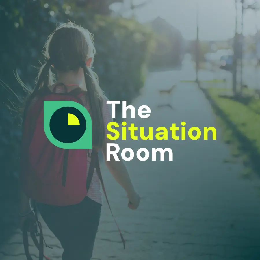 Child Walking To School