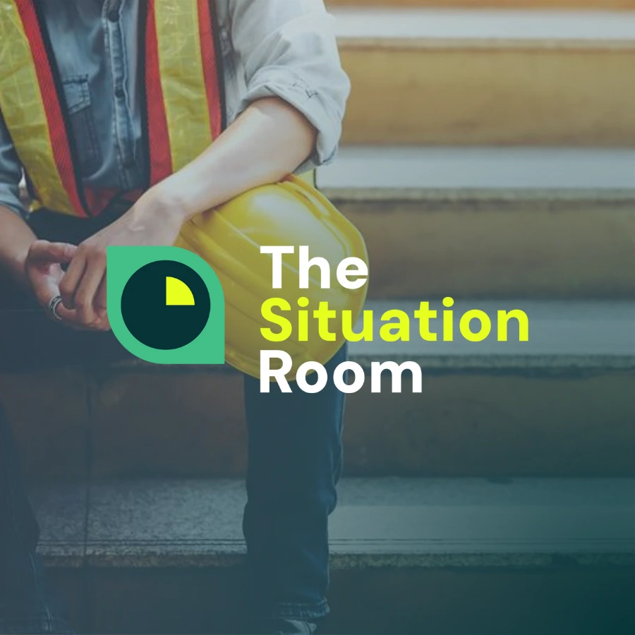 Man sitting on steps