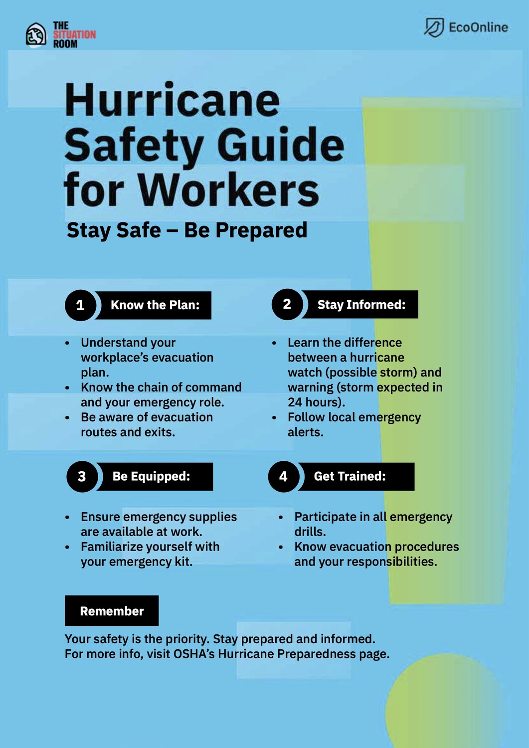 Hurricane Safety Guide For Workers