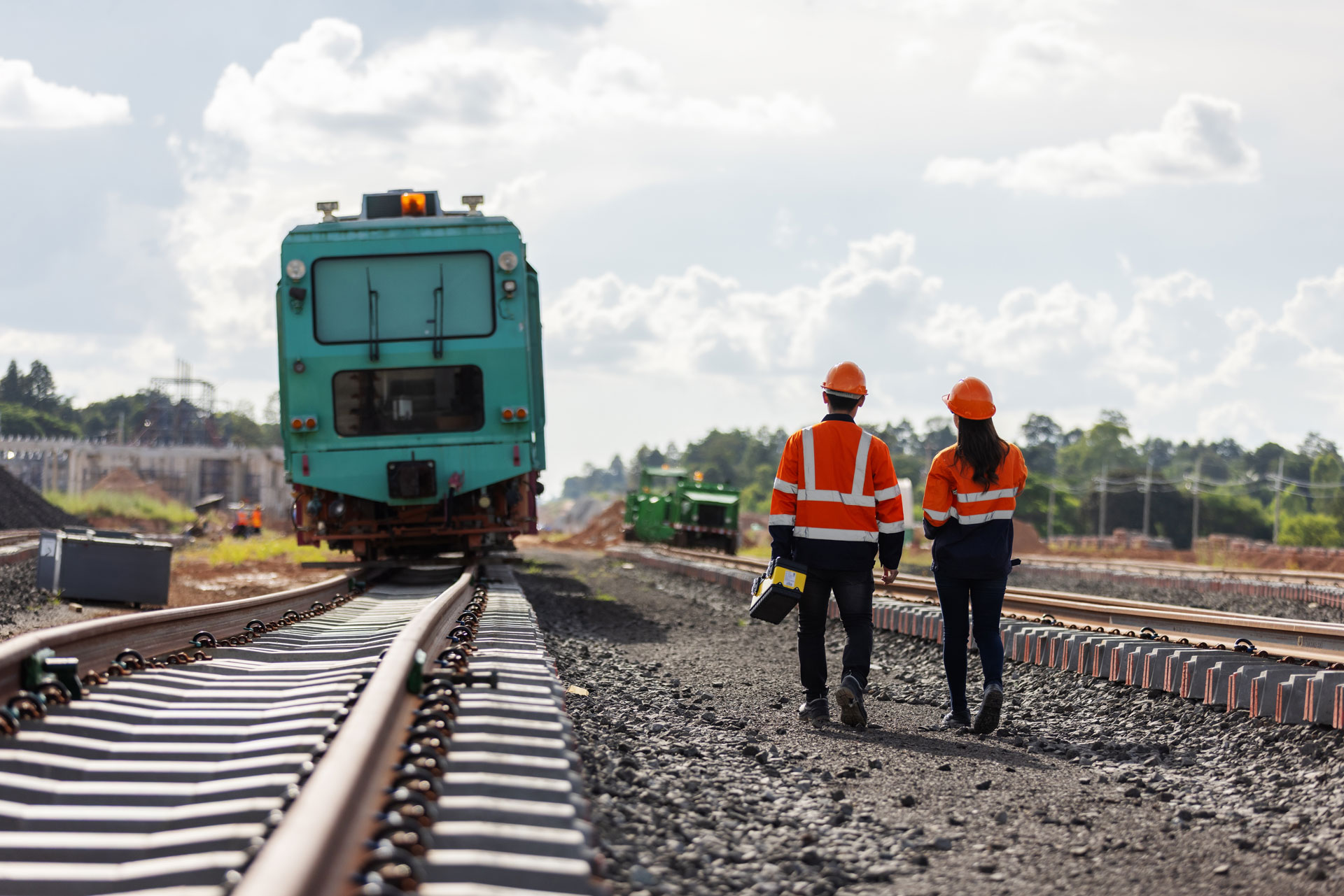 Two Railway Maintenance Workers