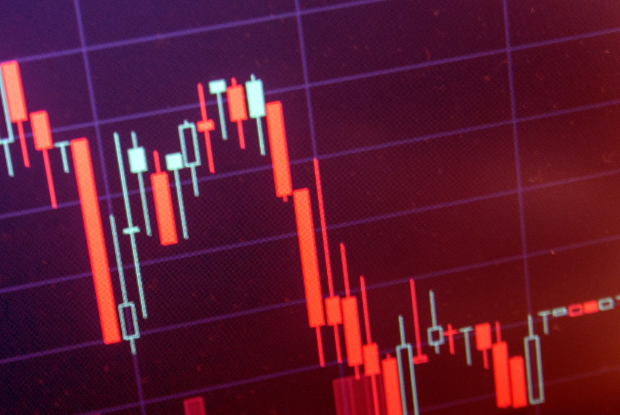Image of a dip in a chart