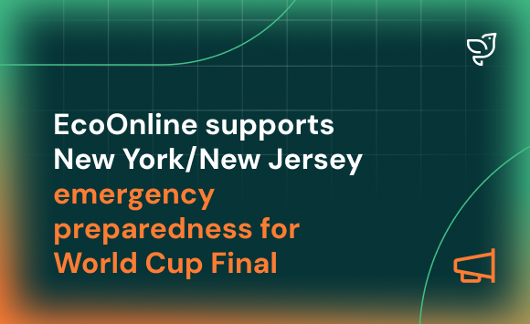 Ehs News Ecoonline Supports New York New Jersey Emergency Preparedness For World Cup Final