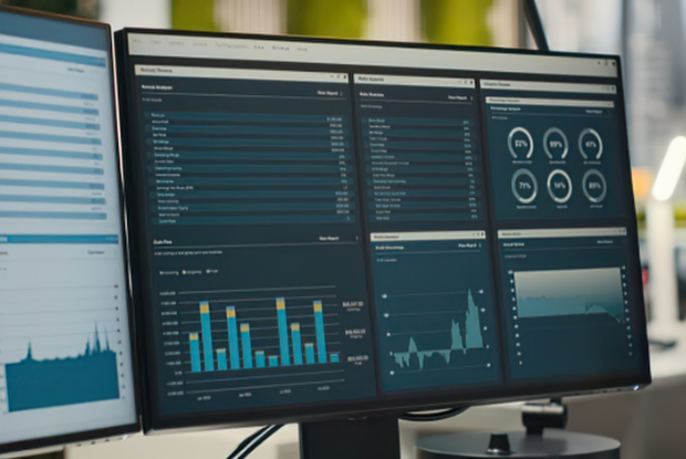 Image of a computer dashboard