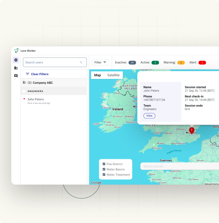 UKI Lone Worker Outsourced Monitoring Tier 2 UI1 New UI 2026